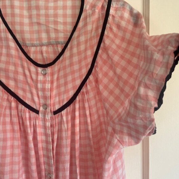 Batsheva pearl snap house dress w/pockets - Picture 10 of 11